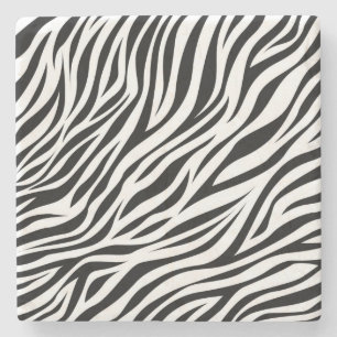 Zebra Animal Skin Print Pattern-15391 Steinuntersetzer
