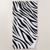 Zebra Animal Skin Print Pattern-15391 Strandtuch (Vorderseite)