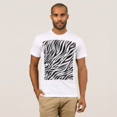 Zebra Animal Skin Print Pattern-15391 T-Shirt (Vorne ganz)