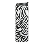 Zebra Animal Skin Print Pattern-15391 Thermosbecher (Nach links gedreht)
