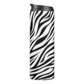 Zebra Animal Skin Print Pattern-15391 Thermosbecher (Nach rechts gedreht)