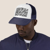 Zebra Animal Skin Print Pattern-15391 Truckerkappe (Beispiel)