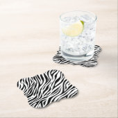 Zebra Animal Skin Print Pattern-15391 Untersetzer (Vor Ort)