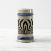 Zebra Animal Skin Texture Pattern-88 Bierglas (Mittel)