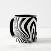 Zebra Animal Skin Texture Pattern-88 Tasse (Vorderseite Links)