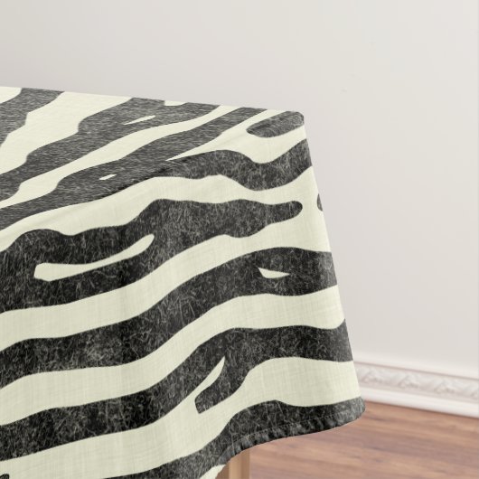 Zebra Animal Striping Muster Stilvoll Tischdecke (Beispiel)