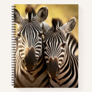 Zebra Animal Wild Beauty Freedom Wilderness Nature Notizblock