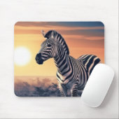 Zebra Animal Wildlife Wilder Wilde Mousepad (Mit Mouse)