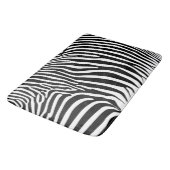 Zebra Animalprint Badematte (Schrägansicht)