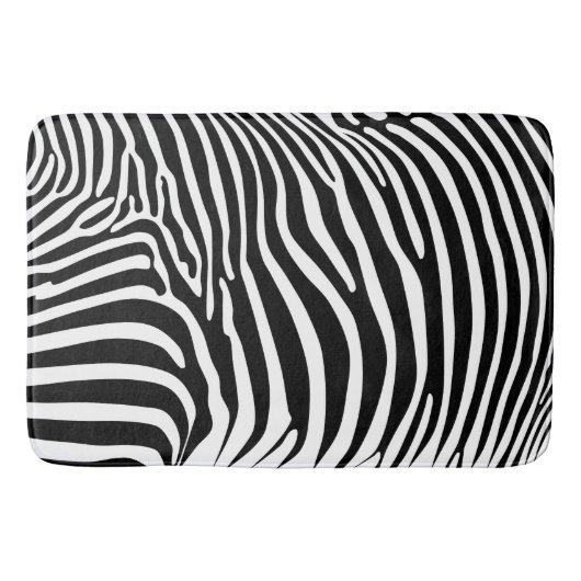 Zebra Animalprint Badematte (Vorderseite)