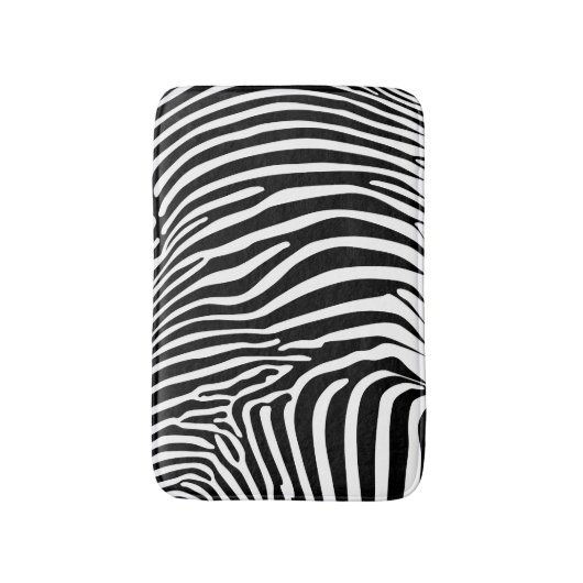 Zebra Animalprint Badematte (Vorderseite Vertikal)
