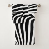 Zebra Animalprint Badhandtuch Set (Insitu)
