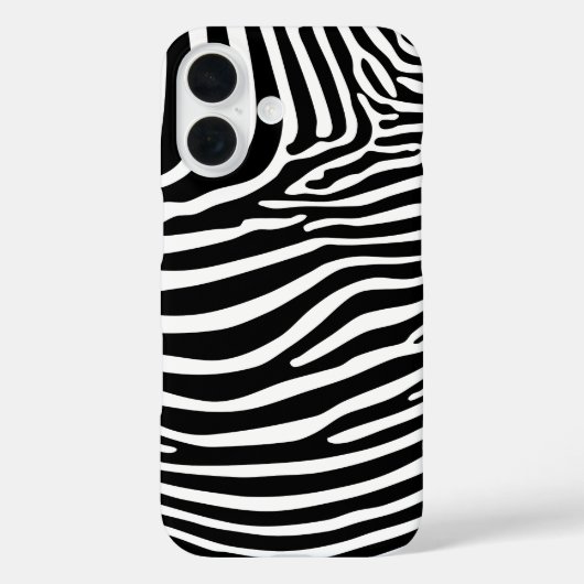 Zebra Animalprint Case-Mate iPhone Hülle (Rückseite)