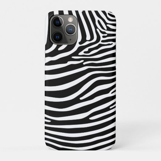 Zebra Animalprint Case-Mate iPhone Hülle (Rückseite)