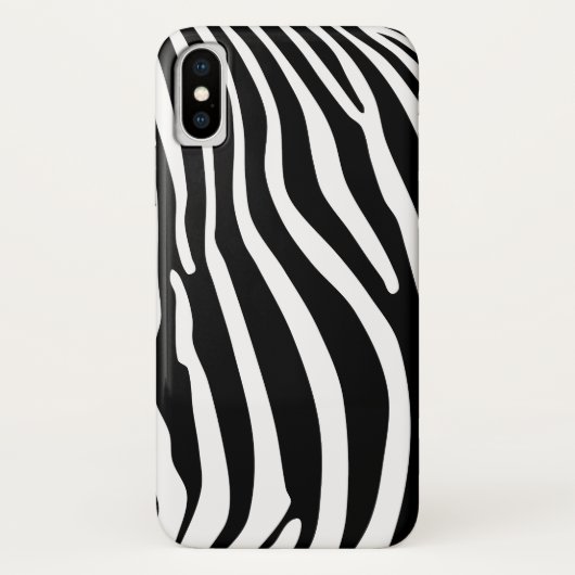 Zebra Animalprint Case-Mate iPhone Hülle (Rückseite)