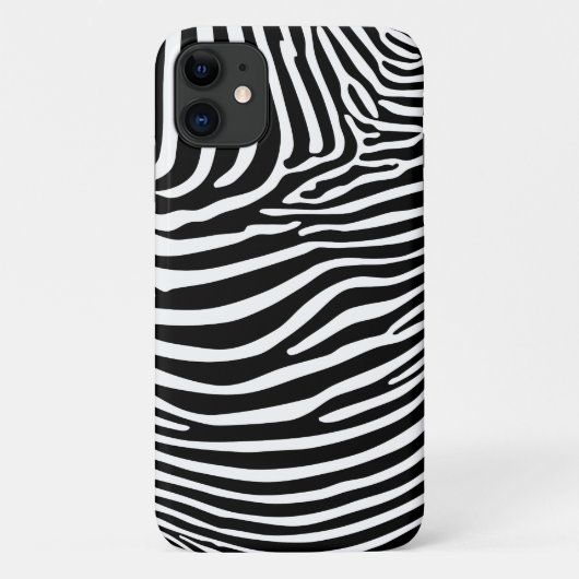 Zebra Animalprint Case-Mate iPhone Hülle (Rückseite)
