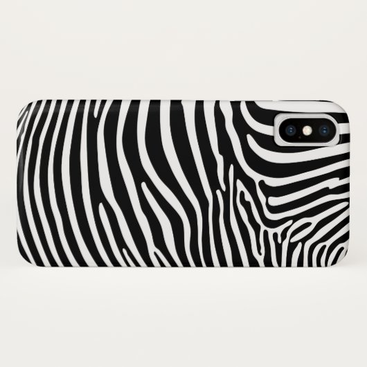 Zebra Animalprint Case-Mate iPhone Hülle (Rückseite (Horizontal))