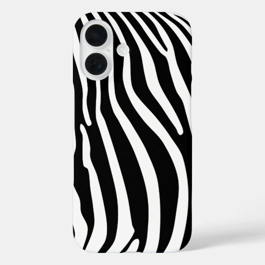 Zebra Animalprint Case-Mate iPhone Hülle (Rückseite)