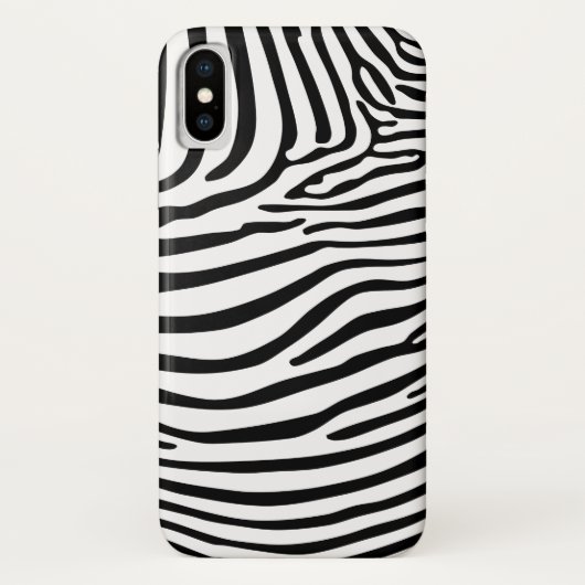 Zebra Animalprint Case-Mate iPhone Hülle (Rückseite)