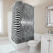 Zebra Animalprint Duschvorhang (Beispiel)