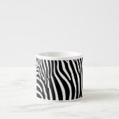 Zebra Animalprint Espressotasse (Vorderseite)