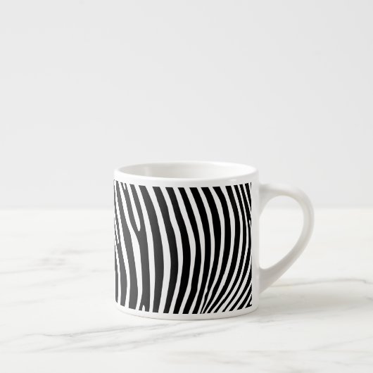 Zebra Animalprint Espressotasse (Rechts)