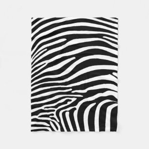 Zebra Animalprint Fleecedecke