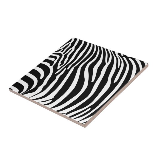 Zebra Animalprint Fliese (Seite)