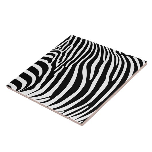 Zebra Animalprint Fliese (Seite)