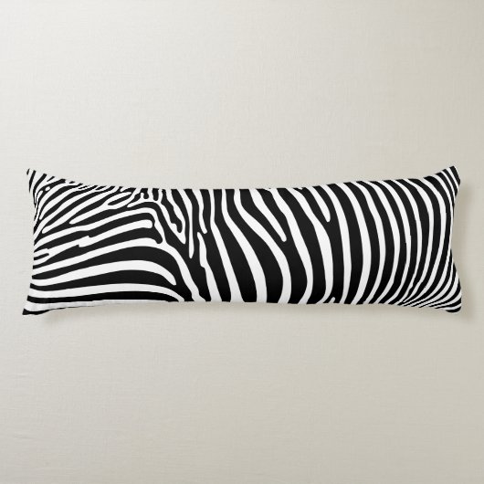 Zebra Animalprint Seitenschläferkissen (Vorderseite)