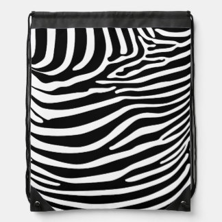 Zebra Animalprint Sportbeutel