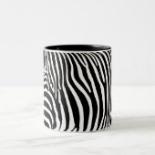Zebra Animalprint Zweifarbige Tasse (Mittel)