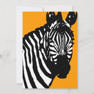 zebra announcements / invitations einladung