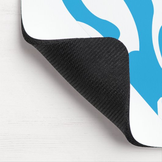 Zebra-Aqua 2 Mousepad (Ecke)
