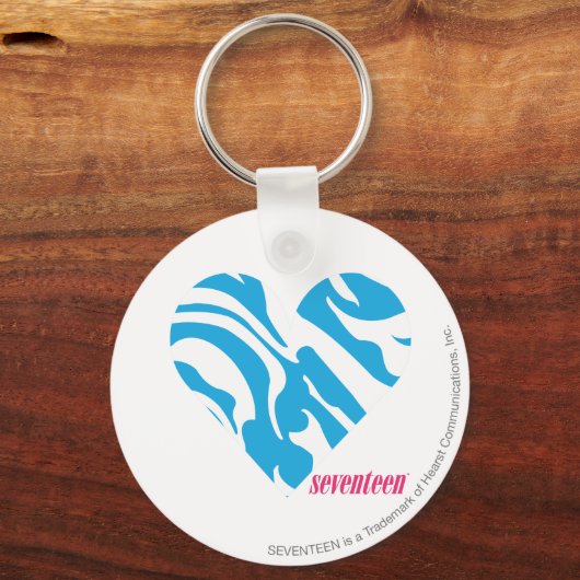 Zebra Aqua 2 Schlüsselanhänger (Vorderseite)