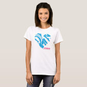 Zebra-Aqua 2 T-Shirt (Vorne ganz)