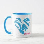 Zebra-Aqua 2 Tasse (Links)