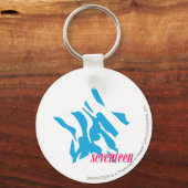 Zebra Aqua 3 Schlüsselanhänger (Vorderseite)