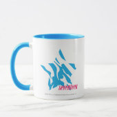 Zebra-Aqua 3 Tasse (Links)