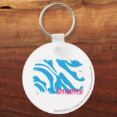 Zebra Aqua 4 Schlüsselanhänger (Vorderseite)