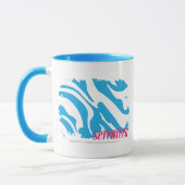 Zebra-Aqua 4 Tasse (Links)