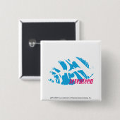 Zebra-Aqua Button (Vorne & Hinten)