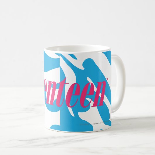 Zebra-Aqua Kaffeetasse (VorderseiteRechts)