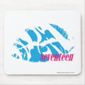 Zebra-Aqua Mousepad (Vorne)