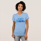 Zebra-Aqua T-Shirt (Vorne ganz)
