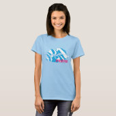 Zebra Aqua T-Shirt (Vorne ganz)