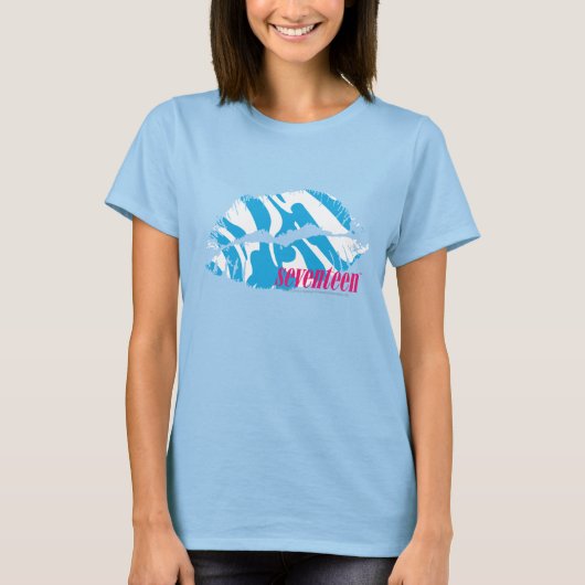 Zebra Aqua T-Shirt (Vorderseite)
