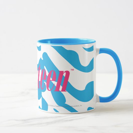 Zebra-Aqua Tasse (Rechts)