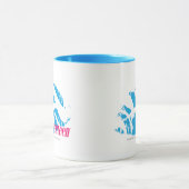 Zebra-Aqua Tasse (Zentrum)