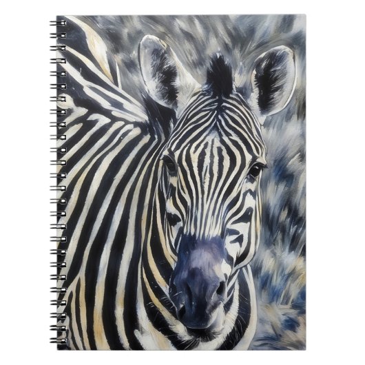 Zebra Art Journal-Notebook Notizblock (Vorderseite)
